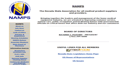 Desktop Screenshot of namps.org